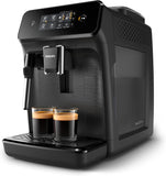 hilips Series 1200 EP1220/00 - Espresso Machine, Fully Automatic, Classic Milk Frother, Touch Display, 12 Grinder Settings, AquaClean Filter, 2 Beverages, Matte Black