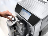 De'Longhi Prima Donna Elite Experience Fully Automatic Coffee Machine, Metallic Silver, ECAM650.85.MS