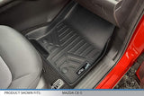 MAXLINER Floor Mats 2 Row Liner Set Black for 2017-2021 Mazda CX-5