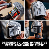 LEGO Star Wars The Mandalorian Helmet 75328 Building Kit (584 Pieces)