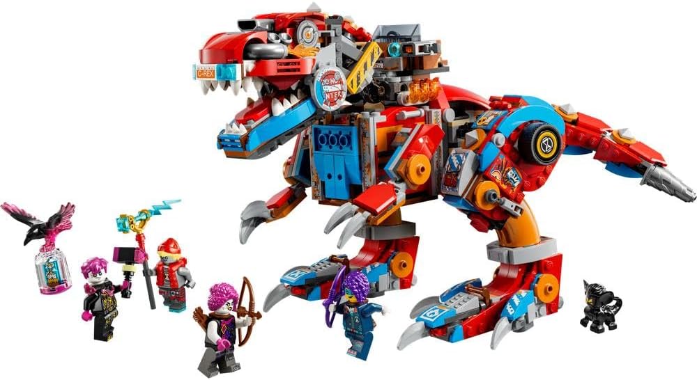 Lego Dreamzzz 2in1 Cooper Robot Dinosaur C Rex Set T rex Dino Action Figure Rebuilds into a Cool Pterodactyl Toy for 9 Plus Year Old Boys and Girls