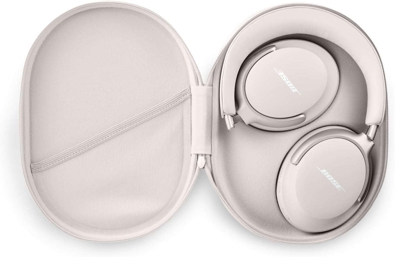 Bose QuietComfort Ultra Wireless Noise Cancelling Headphones With Spatial Audio White Smoke