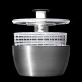 OXO SteeL Salad Spinner, Silver (1071497) 6-2/74-Quart