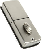 Kwikset 92640-001 Contemporary Electronic Keypad Single Cylinder Deadbolt with 1-Touch Motorized Locking, Satin Nickel