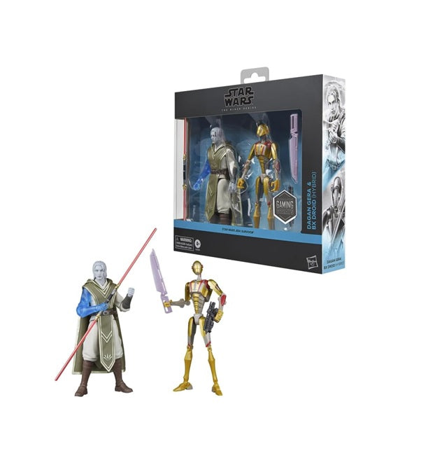 STAR WARS The Black Series Dagan Gera & BX Droid (Hybrid), Star Wars Jedi: Survivor Gaming Greats Collectible 6 Inch Action Figure 2-Pack
