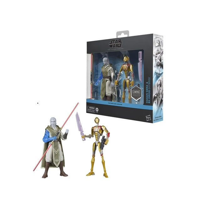 STAR WARS The Black Series Dagan Gera & BX Droid (Hybrid), Star Wars Jedi: Survivor Gaming Greats Collectible 6 Inch Action Figure 2-Pack Main image