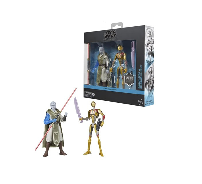 STAR WARS The Black Series Dagan Gera & BX Droid (Hybrid), Star Wars Jedi: Survivor Gaming Greats Collectible 6 Inch Action Figure 2-Pack