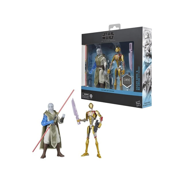 STAR WARS The Black Series Dagan Gera & BX Droid (Hybrid), Star Wars Jedi: Survivor Gaming Greats Collectible 6 Inch Action Figure 2-Pack Main image