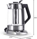 Severin WK 3479 Glass Kettle Deluxe 5 Tea Programmes for Different Tea Types