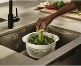 Joseph Joseph 20185 Spindola InSink Salad Spinning Colander
