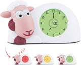 Zazu Sam the Lamb, Sleep Trainer with Night Light, Pink