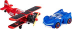 Transformers Collaborative Sonic the Hedgehog x Transformers Toys, Wingtail and Blue Booster Converting Action Figures, 8+