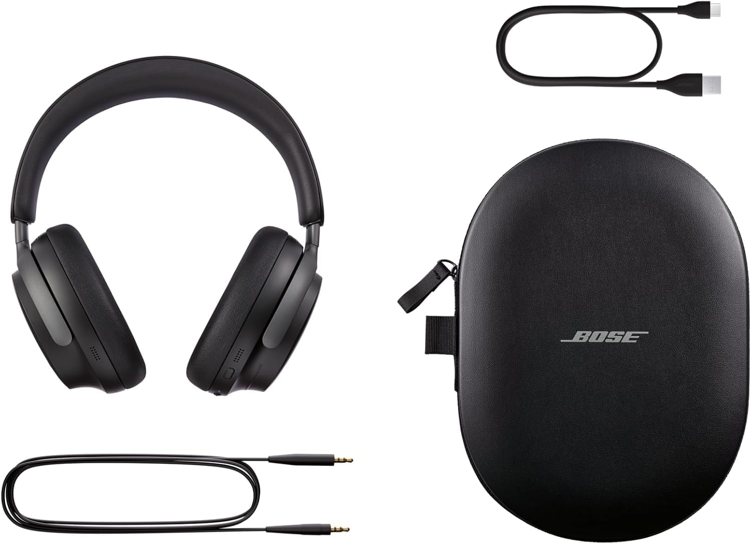 Bose QuietComfort Ultra Wireless Noise Cancelling Headphones With Spatial Audio Black