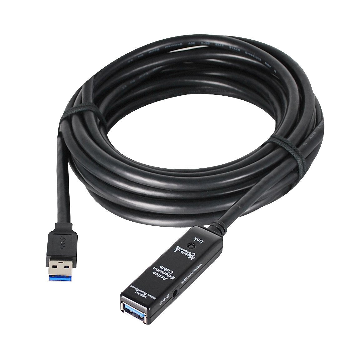 SIIG USB 3.0 Active Repeater Cable 20-Meters (JU-CB0811-S1) Black Main image
