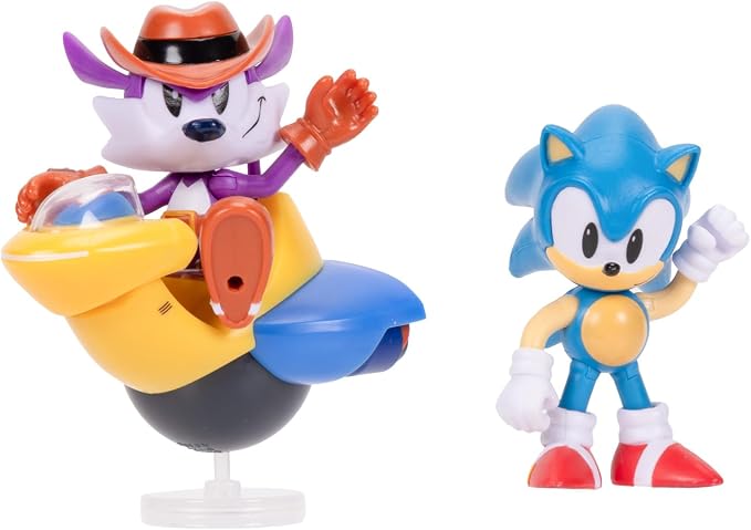Sonic The Hedgehog 2.5" Action Figures Super Stars Diorama Playset