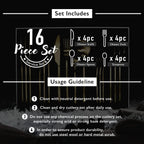 Table Matters  KN-6131- Cubic 16 Piece Stainless Steel Cutlery Set Matt Silver
