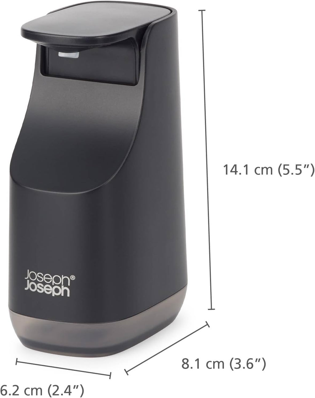 Joseph Joseph 70602 Slim Compact Soap Pump Matt Black