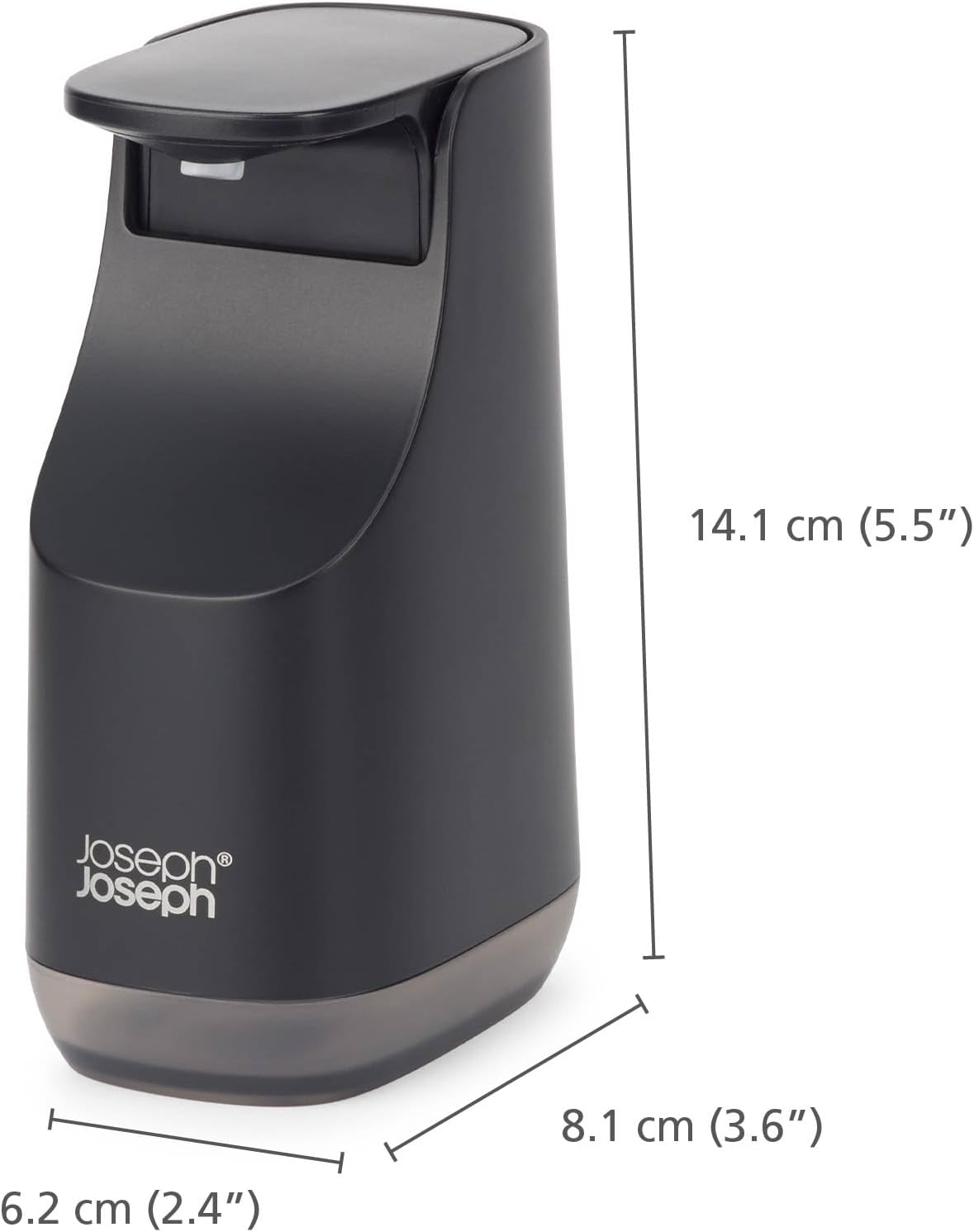 Joseph Joseph 70602 Slim Compact Soap Pump Matt Black