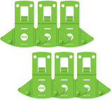 Ipevo Mirror-Cam Distance Learning Tool for All-Ages (6-Pack) - Laptop & Chromebook Webcam Attachment to Capture documents, Record Lessons & Stream Live Demos, Green