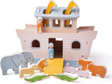 Bigjigs Toys, 100% FSC Certified Wooden Noahs Ark, Noahs Ark Toy, ChrisToddler Toys