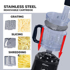 PowerPac Food Processor Chopper Slicer And Shredder