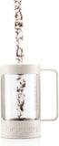 BODUM 11376913 BEAN French Press Coffee Maker 3.3gal 1L Off White