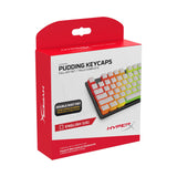 HyperX HKCPXP-WT-US/G PBT Pudding Keycaps Set, White