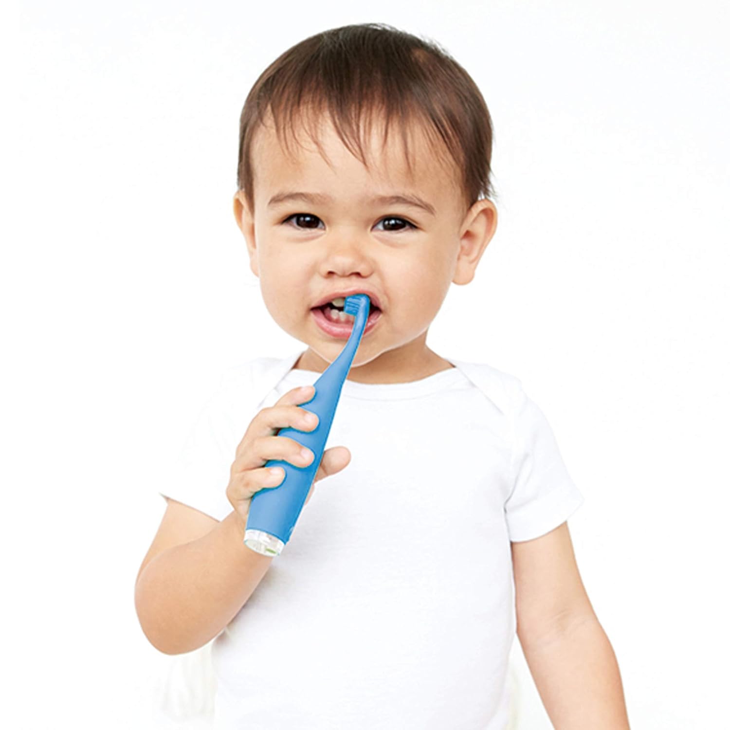 FOREO ISSA baby Gentle Sonic Toothbrush for Babies Aged 0 to 4 Bubble Blue
