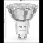 Philips Hue Essential Smart LED GU10 Spotlight White And Color Ambiance 4.4 W 2Piece Pack