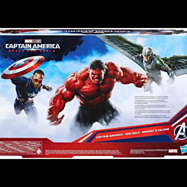 Marvel Avengers Captain America Brave New World Titan Hero Series Action Figure Set Secondary image