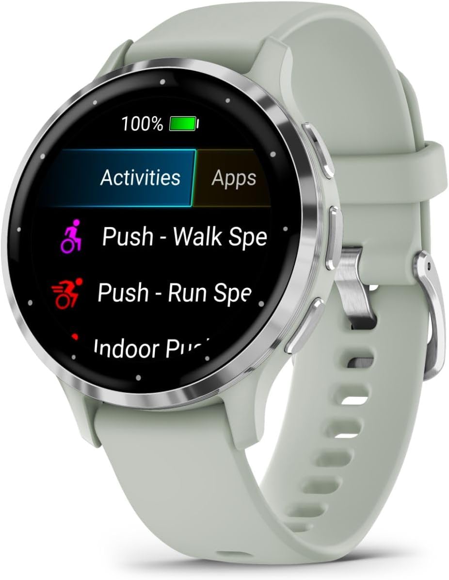 Garmin Venu 3S Health And Fitness GPS Smartwatch Sage Gray Main image