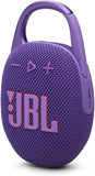 JBL Clip 5 - Ultra-Portable, Waterproof & Dustproof Bluetooth Speaker, Big Pro Sound with Punchy bass, Integrated Carabiner, Up to 12 Hours of Play, Made in Part with Recycled Materials Purple
