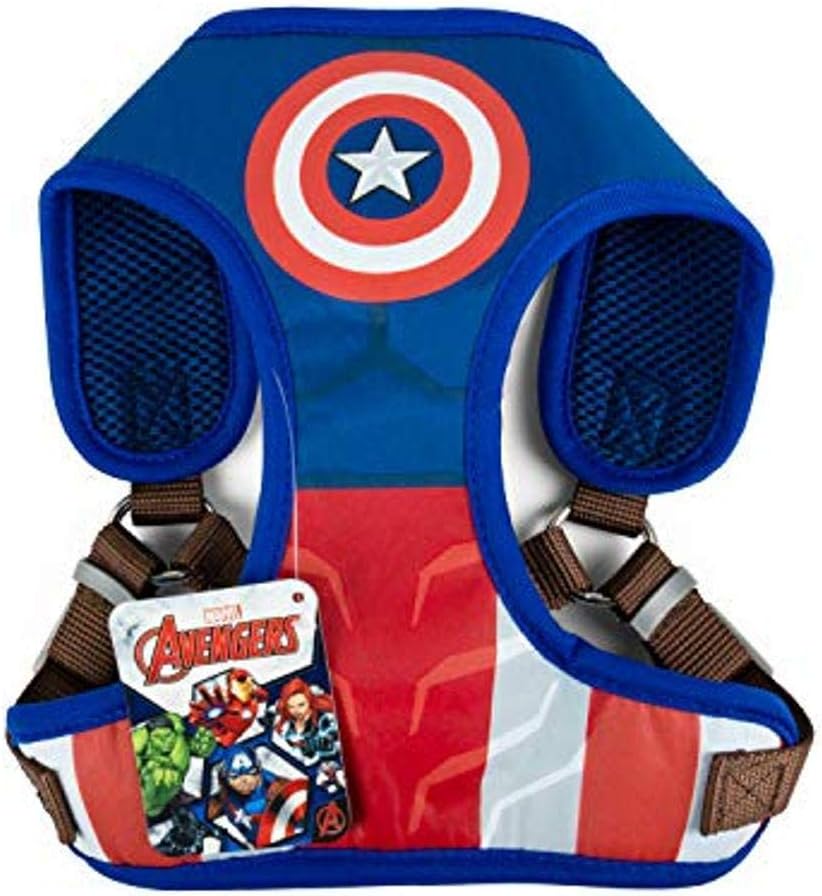 Marvel For Pets Comics Captain America Superhero Dog Harness For Dogs Size Large Main image