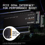 WD_BLACK WDS250G3X0E 250GB SN770 NVMe Internal Gaming SSD