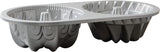 Nordic Ware 84024 Bundt Duet Pan, 5 Cup, Graphite