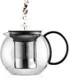 Bodum 1830-449B-Y21 Assam Tea Press with Glass Handle and Coloured Plastic Lid, 1L