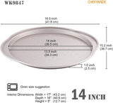CHEFMADE WK9847 NonStick Pizza Crispen Pan 14in