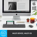 Logitech K580 Slim MultiDevice Wireless Keyboard Graphite