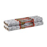 DUCK 286282 Smooth Top Easy Liner Shelf Liner, Under Cabinet Multipack, 6-Rolls, Each 20" Width, 6' Length, Grey Damask