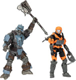 HALO 9.5 cm 2 Figures Deluxe Mission Pack - Mission: Penance with Elite Warlord and Jackal Freebooter