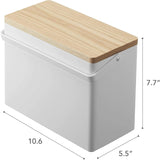 Yamazaki Home First Aid Box Three Tiered Medical Supplies Metal Organizer With Multicompartment Storage