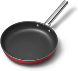 Smeg CKFF2801RDM Non-Stick Frying Pan, 28cm, Red