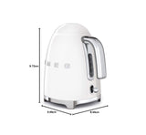 Smeg, KLF03WHUK Electric Kettle 1.7L, White