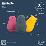 Bigjigs Toys Bath Buddies 3 Piece Toddler Bath Animals Squirty Water Toys
