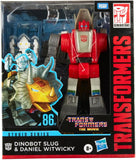 Transformers Toys Studio Series 8607 Leader Class Transformers The Movie 1986 Dinobot Slug Action Figure 8.5inch