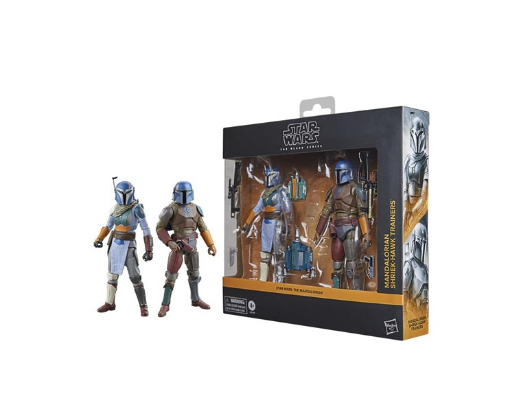 Star Wars The Black Series Mandalorian Shriek-Hawk Trainers, Star Wars: The Mandalorian Collectible 6 Inch Action Figure 2-Pack