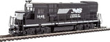 Walthers Trainline HO Scale Model EMD GP15-1 - Standard DC - Norfolk Southern (Black, White)