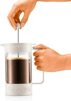 BODUM 11376913 BEAN French Press Coffee Maker 3.3gal 1L Off White