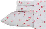 BEDDING SET-TWIN XL/CHERRIES POPPY & FRITZ 2957/COTTON PERCALE