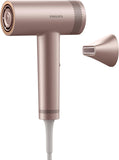 Philips Series 8000 Hairdryer with Dual Airstream Technology and Thermoshield Technology, Rose Champagne